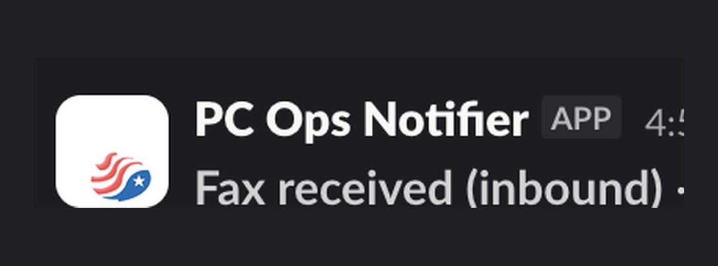 Privacy-safe crop of the PC Ops Notifier pattern for inbound workflow awareness.