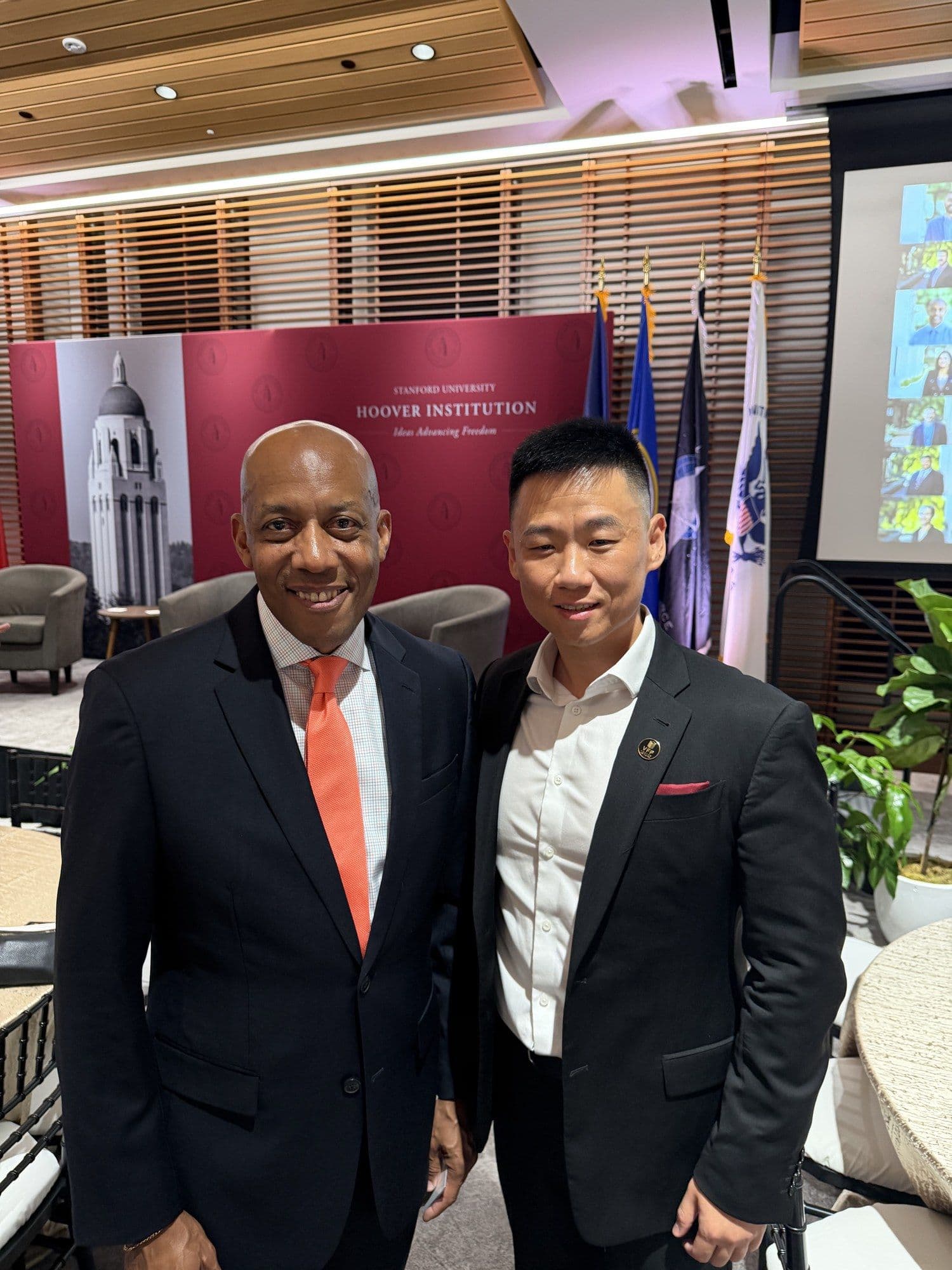 At the Hoover Institution during the Veteran Fellowship Program