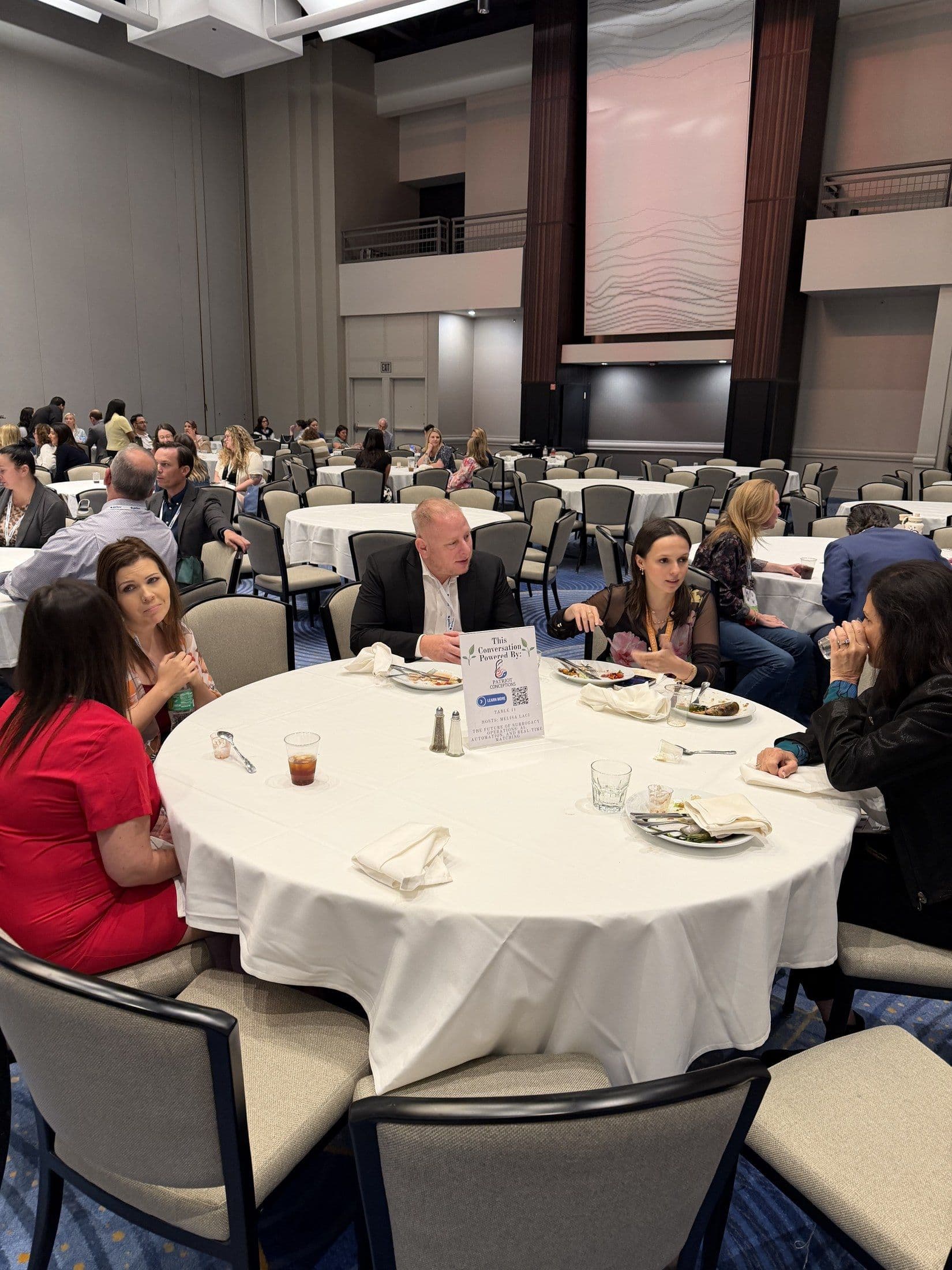 Patriot Conceptions hosting a conversation on AI, automation, and real-time matching in surrogacy operations.